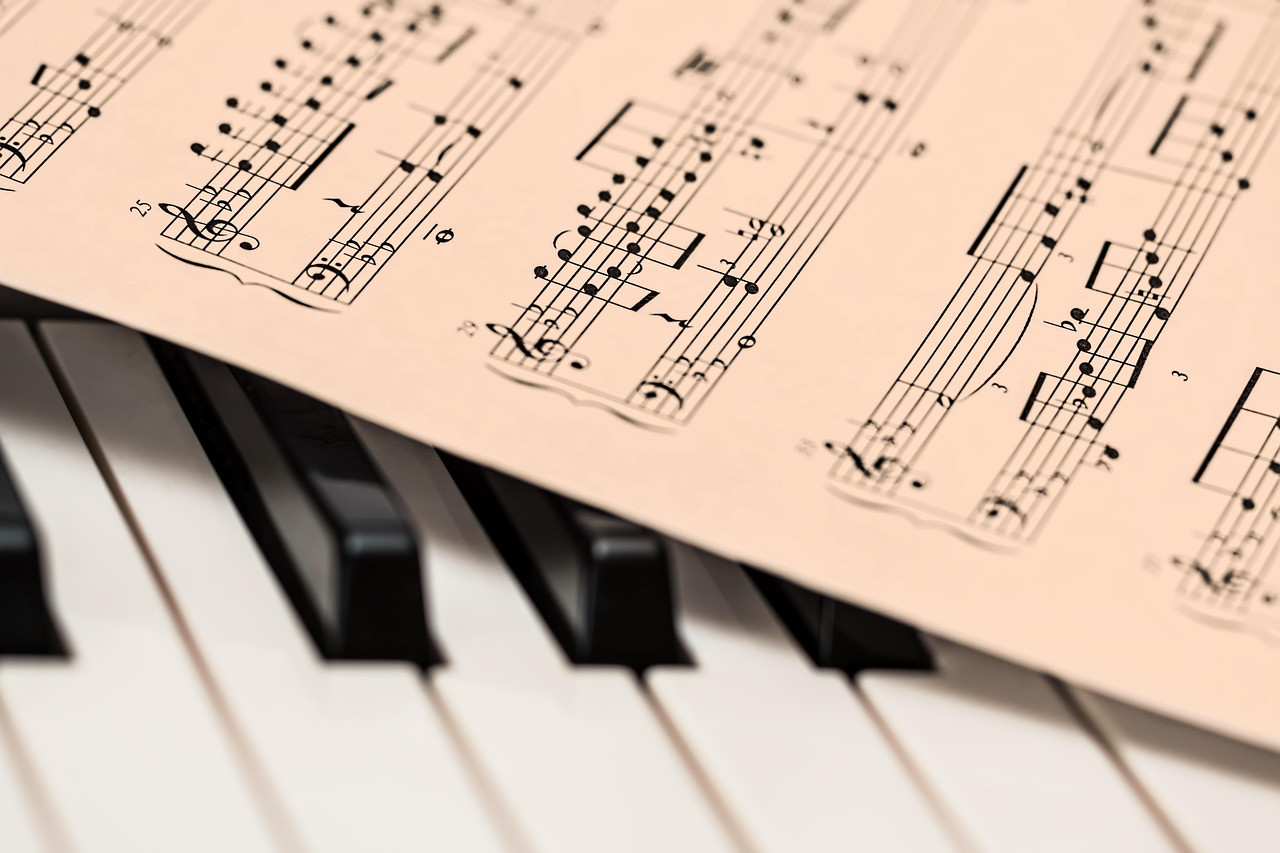 Representative image: music notes sheet piano