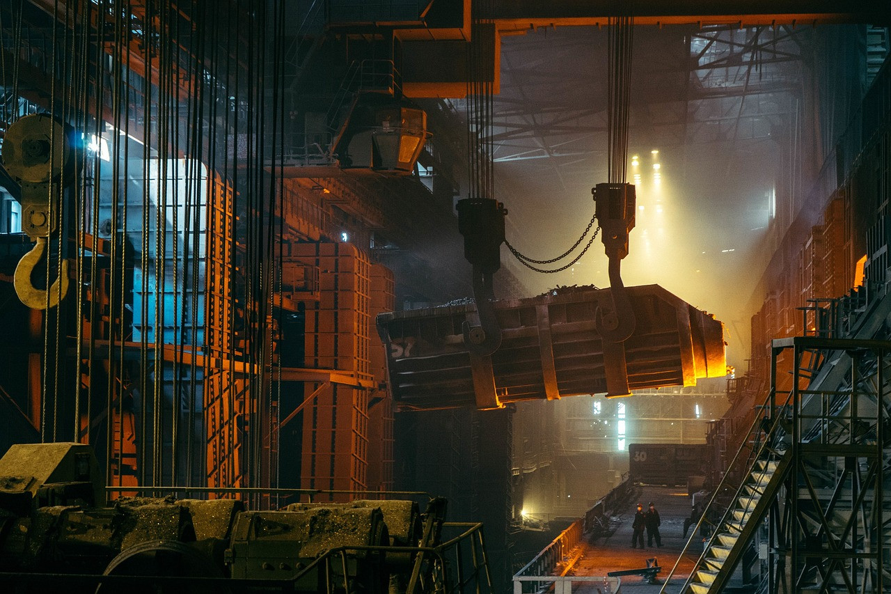Representative image: steel plant molten metal