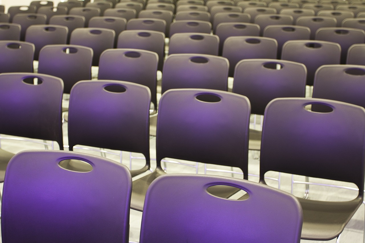 Representative image: empty lecture hall