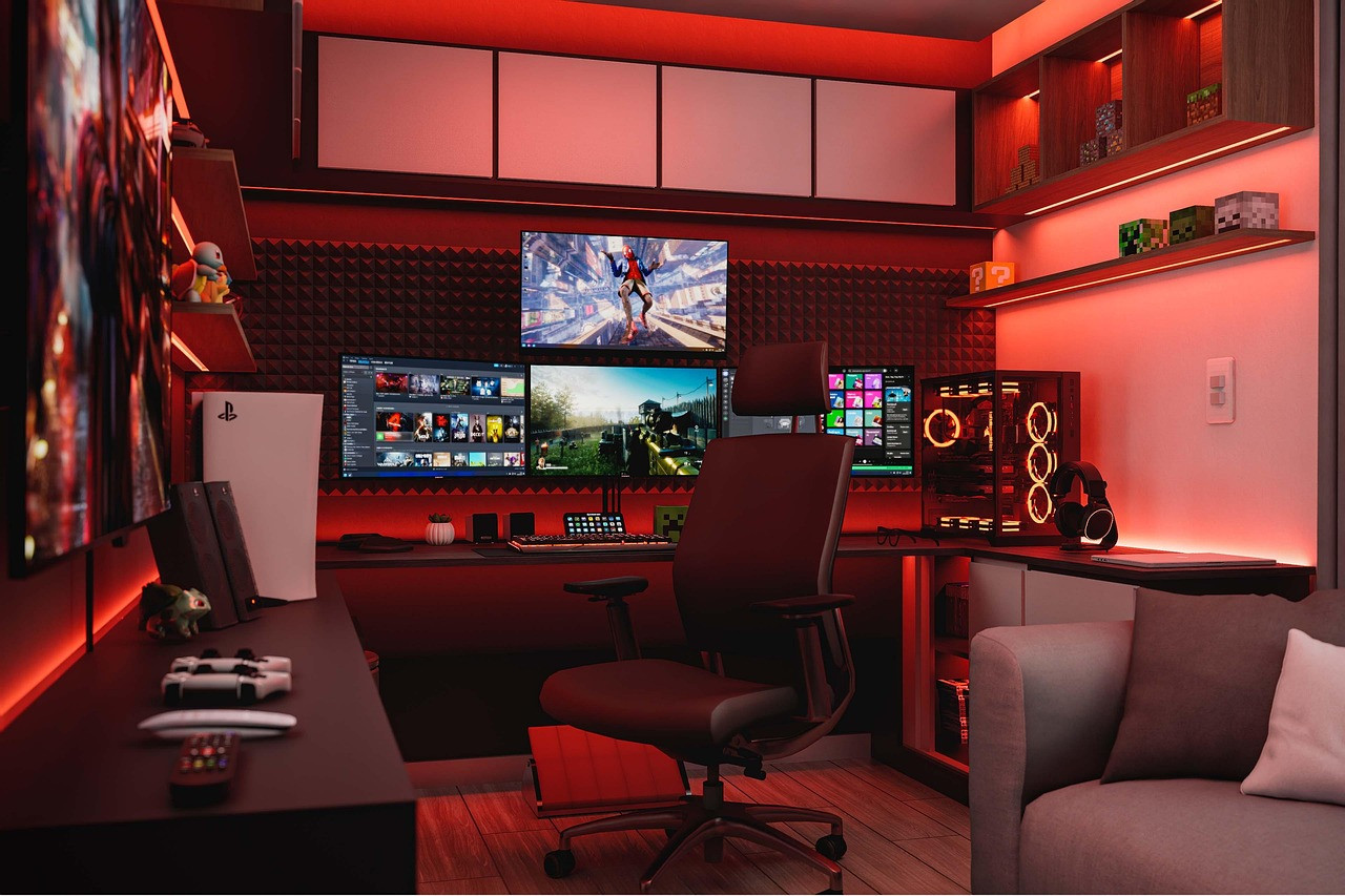 Representative image: gaming keyboard and headset