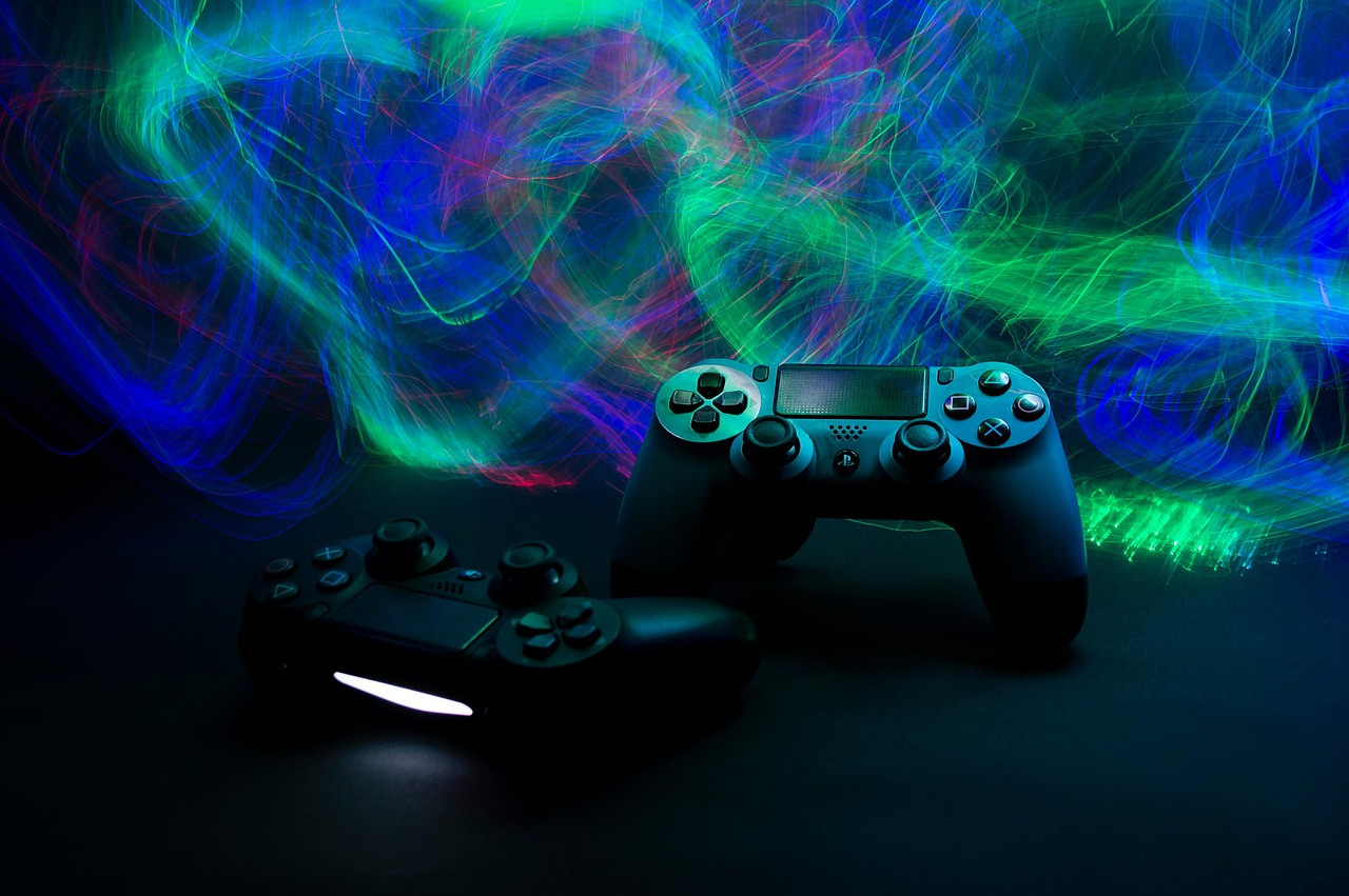 Representative image: gaming controller neon lights