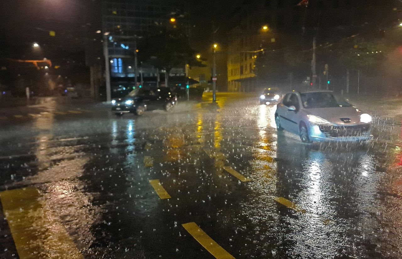 Representative image: flooded road heavy rain