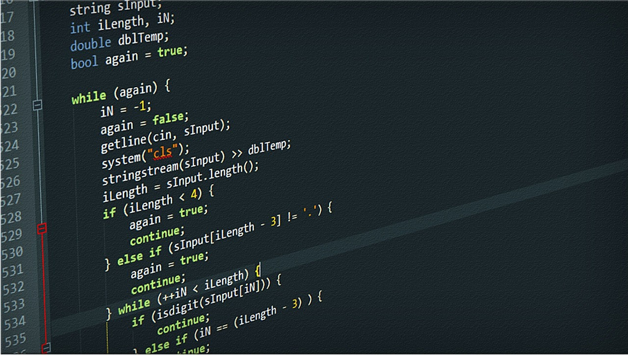 Representative image: computer code screen