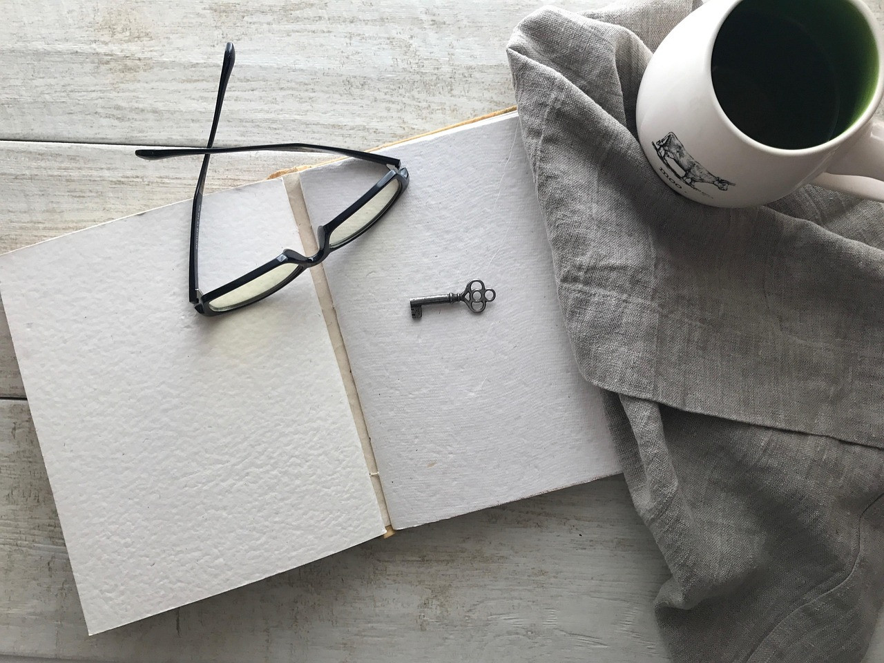 Representative image: open book on desk