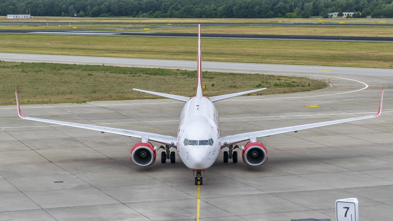 Representative image: passenger jet on runway