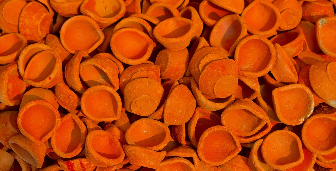 Representative image: clay diya lamps