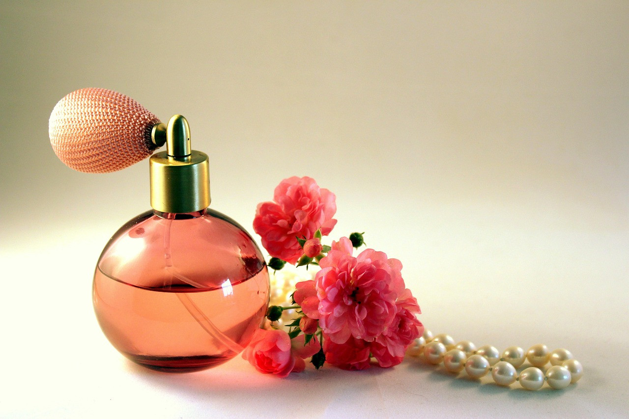 Representative image: glass perfume bottle