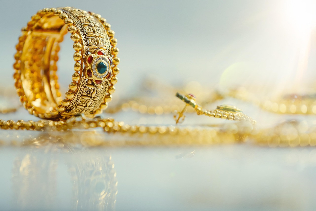 Representative image: gold bangles jewellery