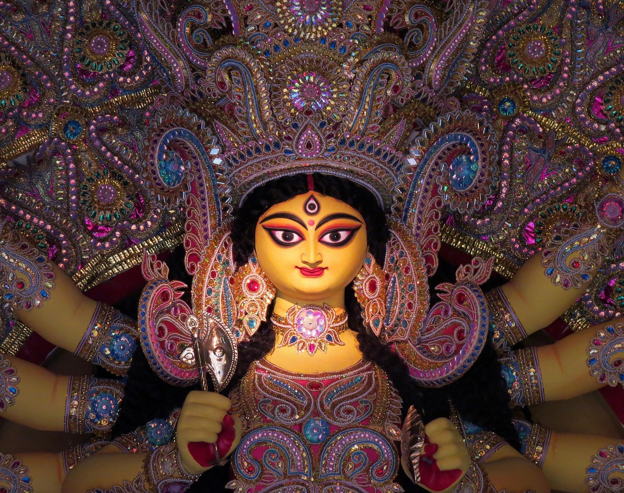 Representative image: durga puja idol