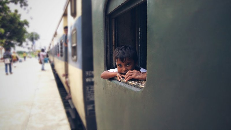 Representative image: local train kolkata