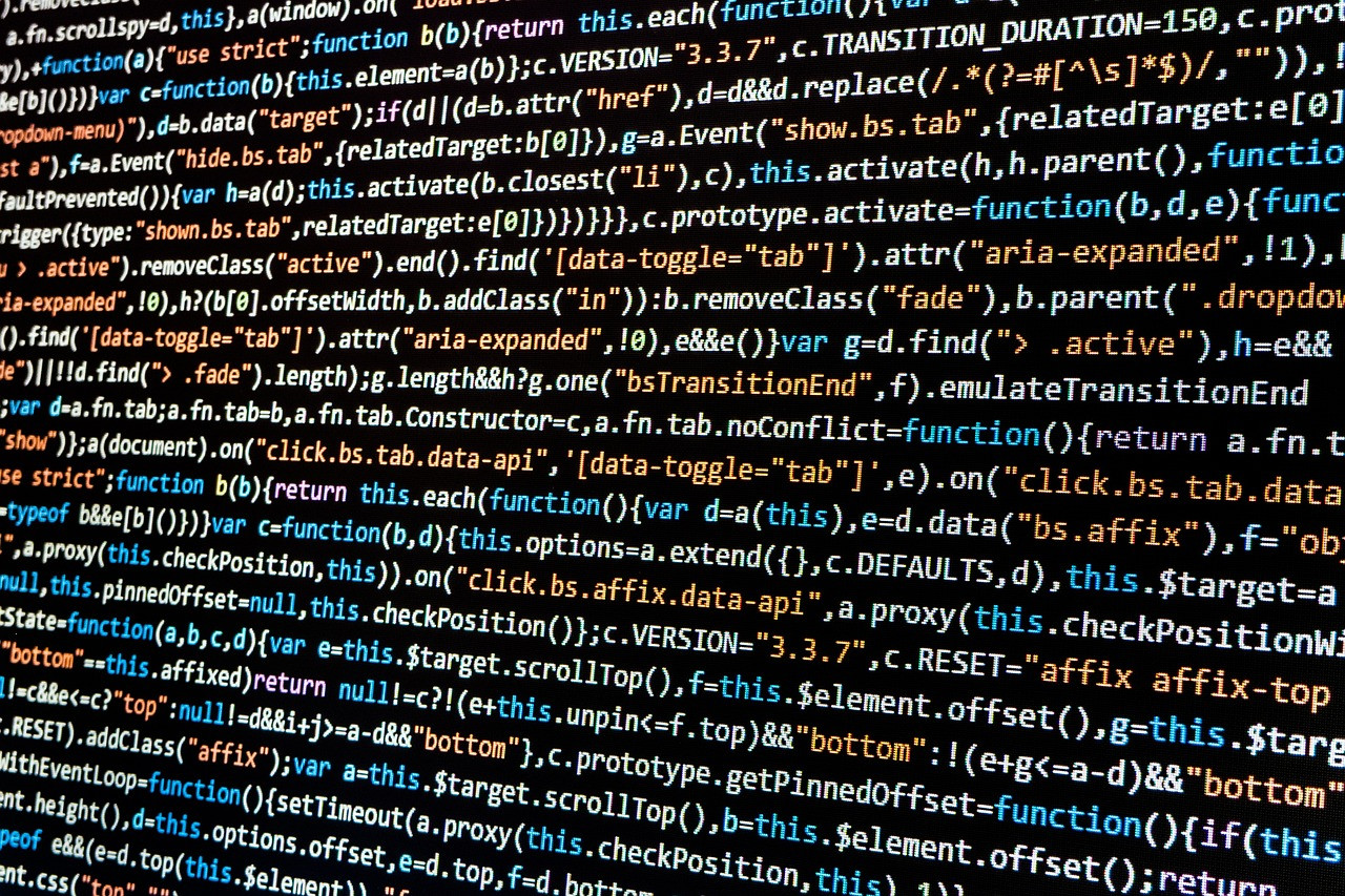 Representative image: computer code on screen