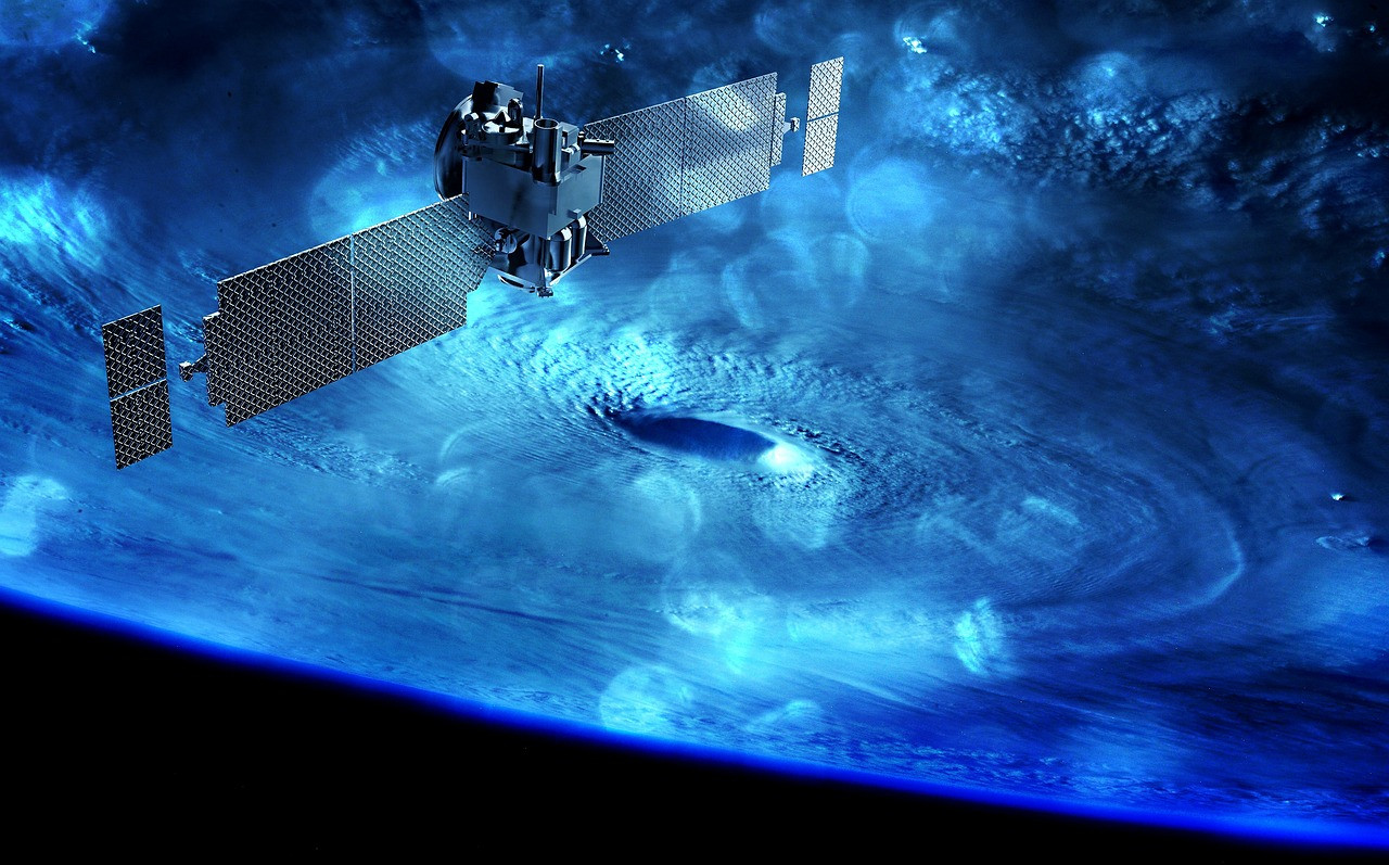 Representative image: satellite orbiting earth