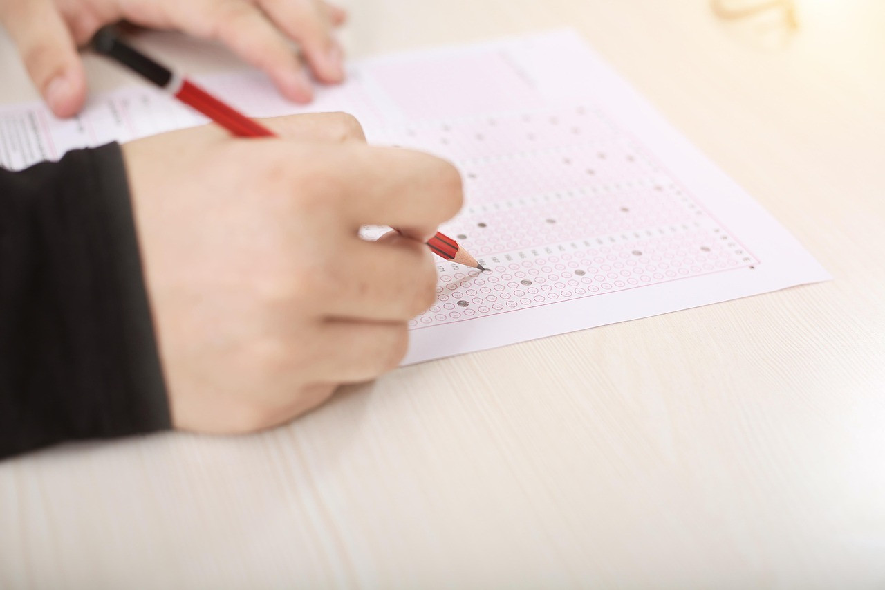 Representative image: exam answer sheet pencil