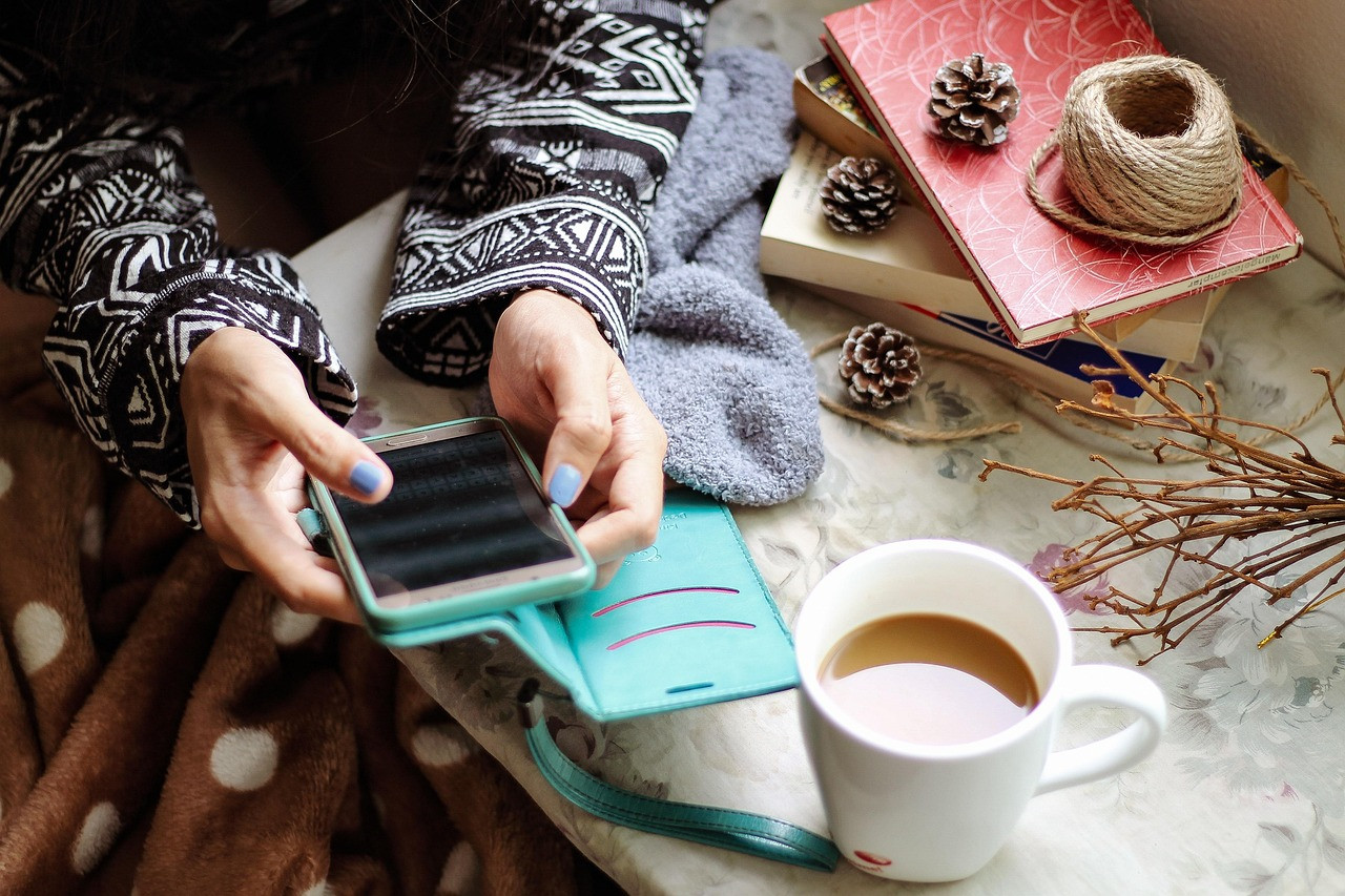 Representative image: scrolling social media on phone