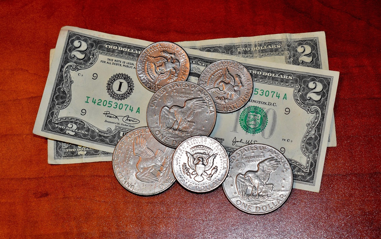 Representative image: dollar bills close up