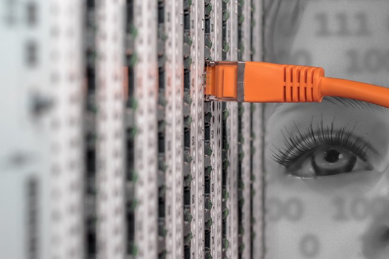 Representative image: computer server racks data center
