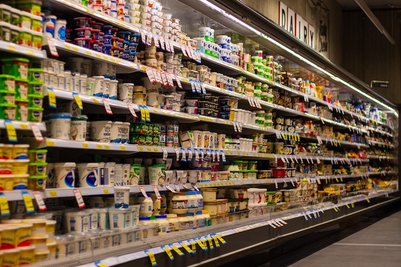 Representative image: milk dairy products