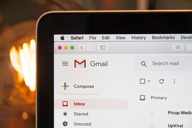 Representative image: email inbox laptop screen