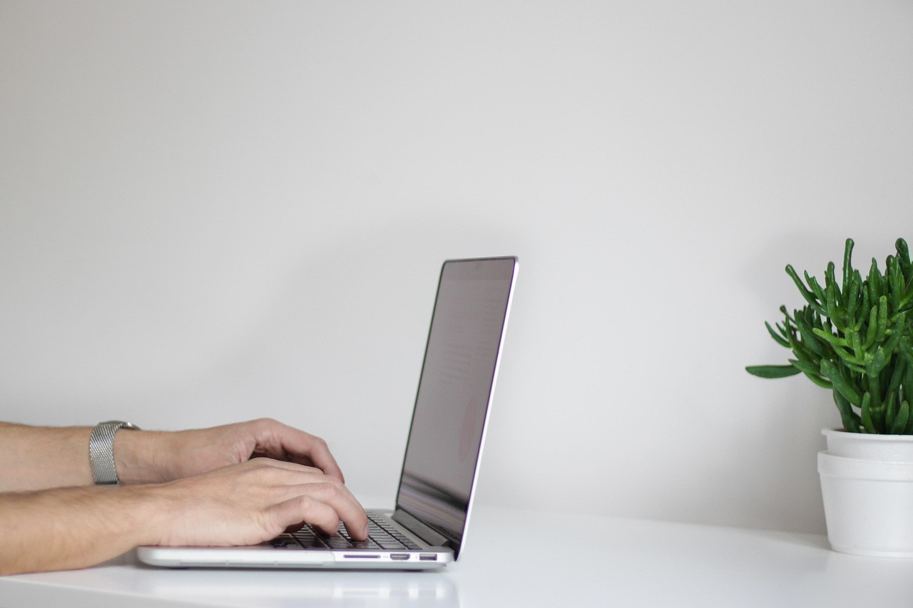 Representative image: hands typing laptop keyboard