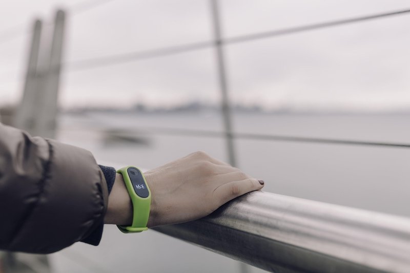 Representative image: fitness tracker on wrist