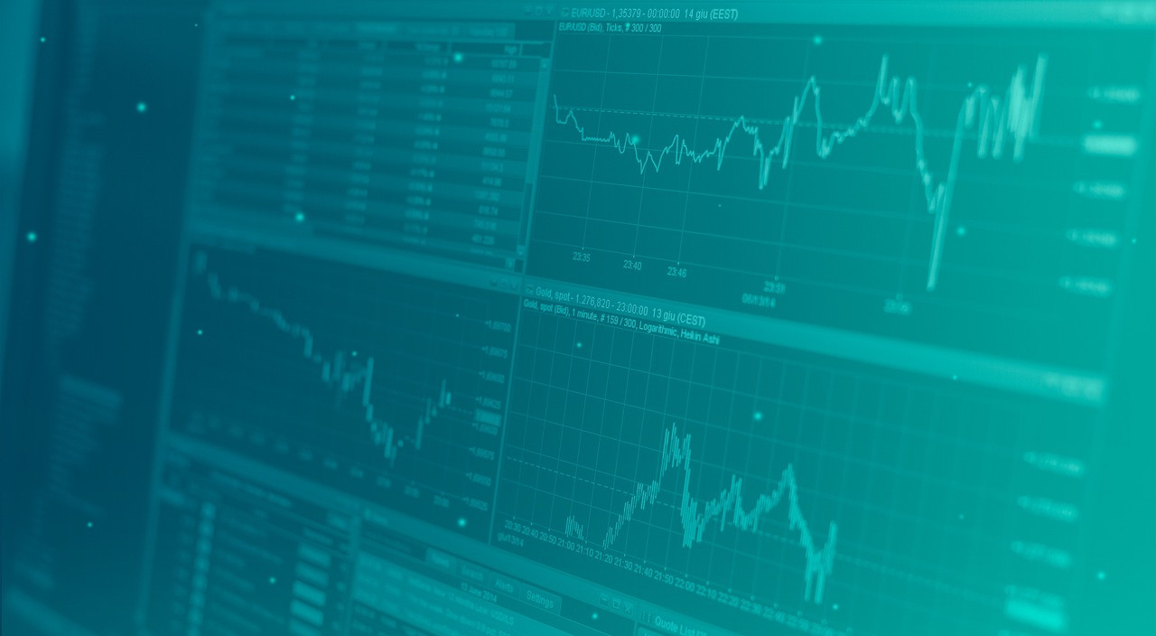 Representative image: stock market chart screen