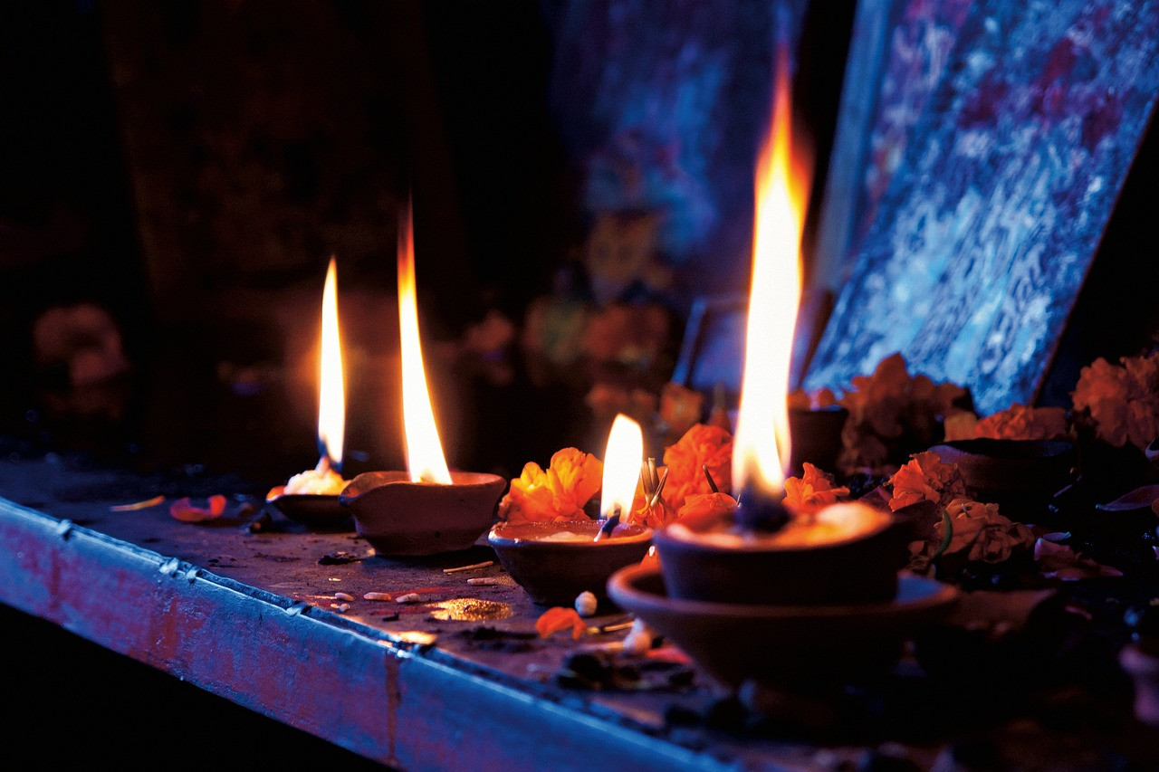 Representative image: diya oil lamps