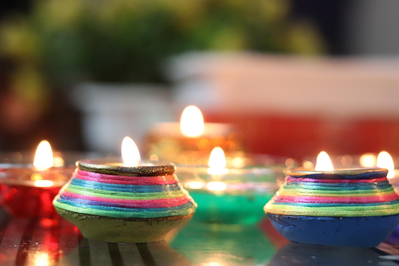 Representative image: diya oil lamps