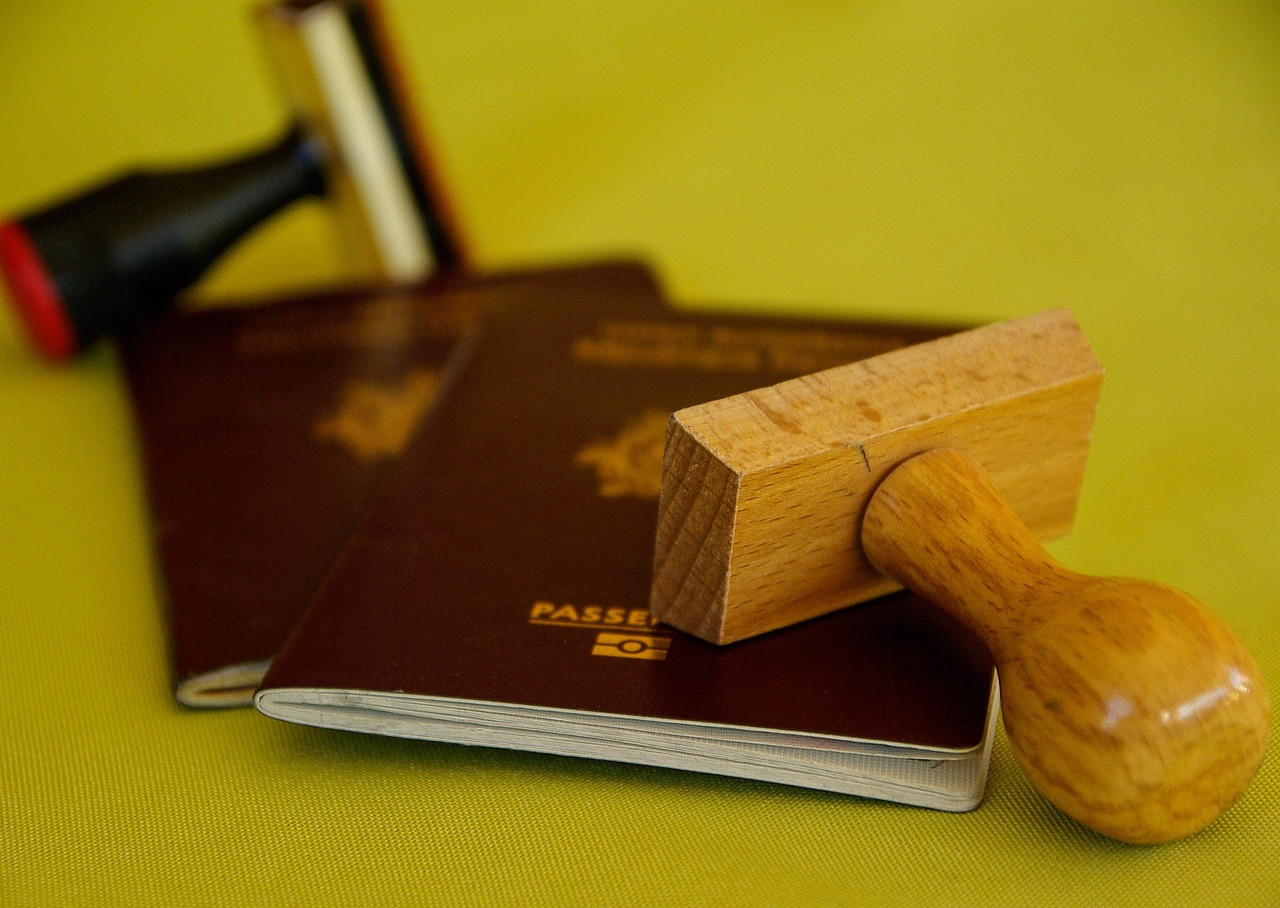 Representative image: passport with visa stamp