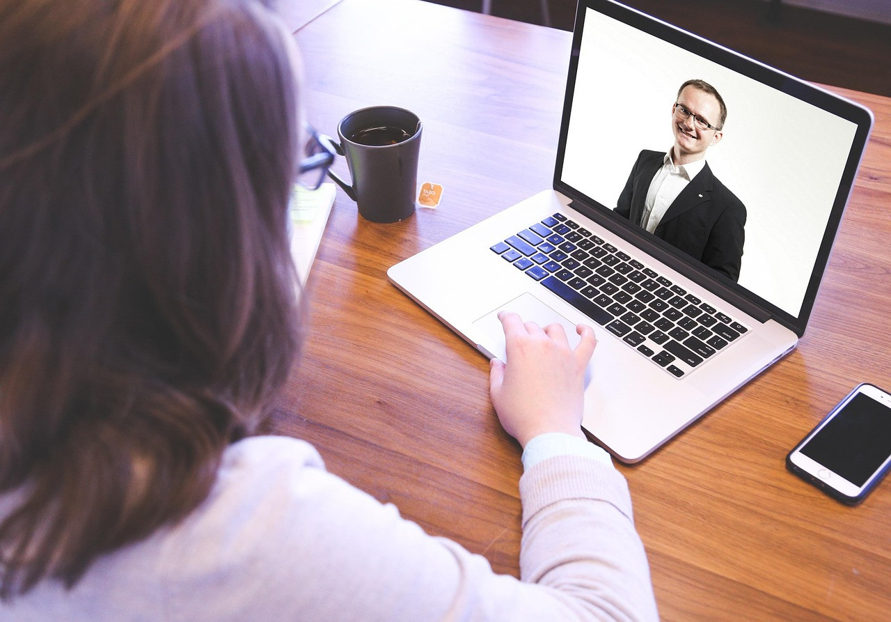 Representative image: smartphone video call screen