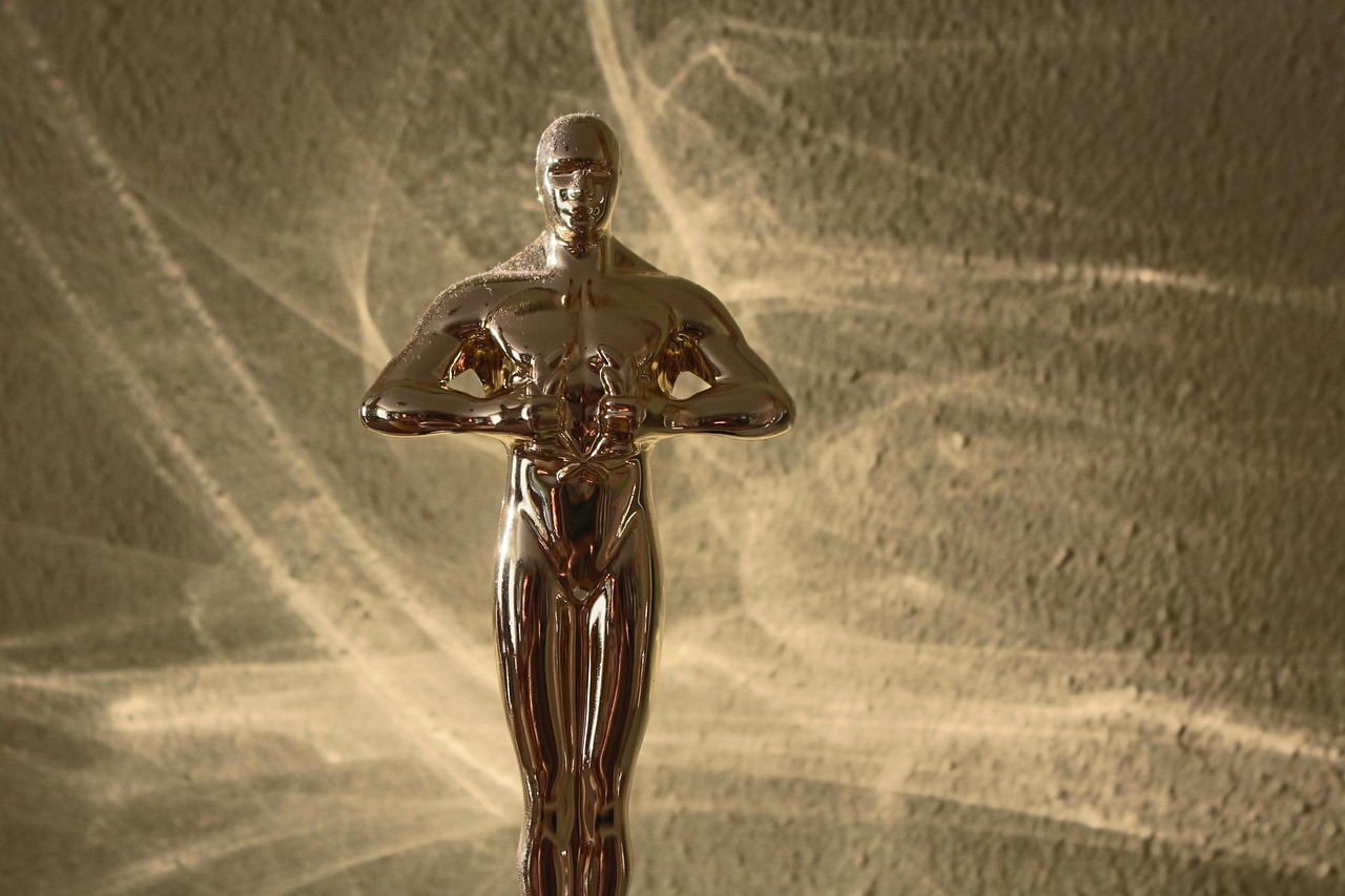 Representative image: film award trophy on stage