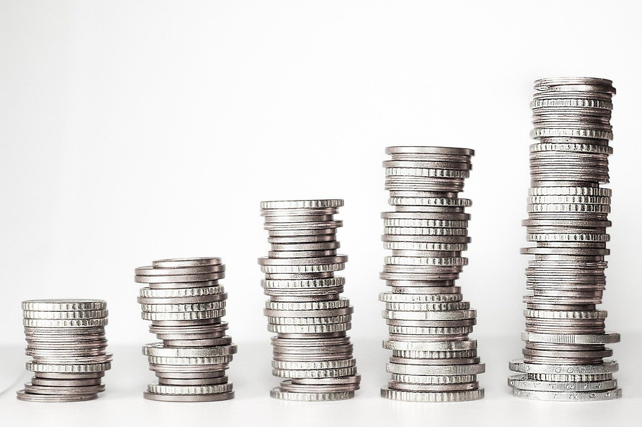 Representative image: currency coins stack