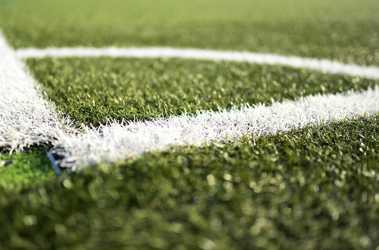 Representative image: football on grass pitch