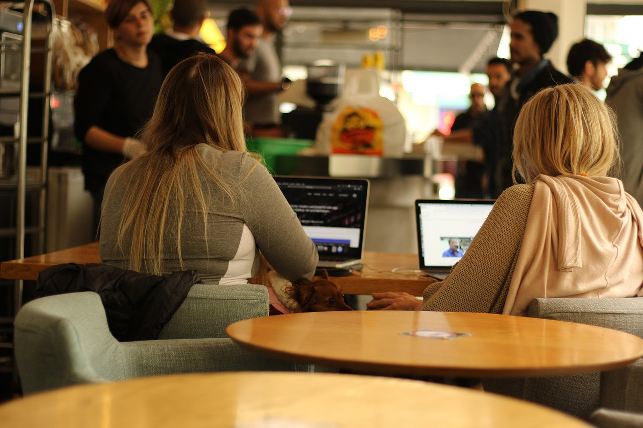 Representative image: students coding on laptops