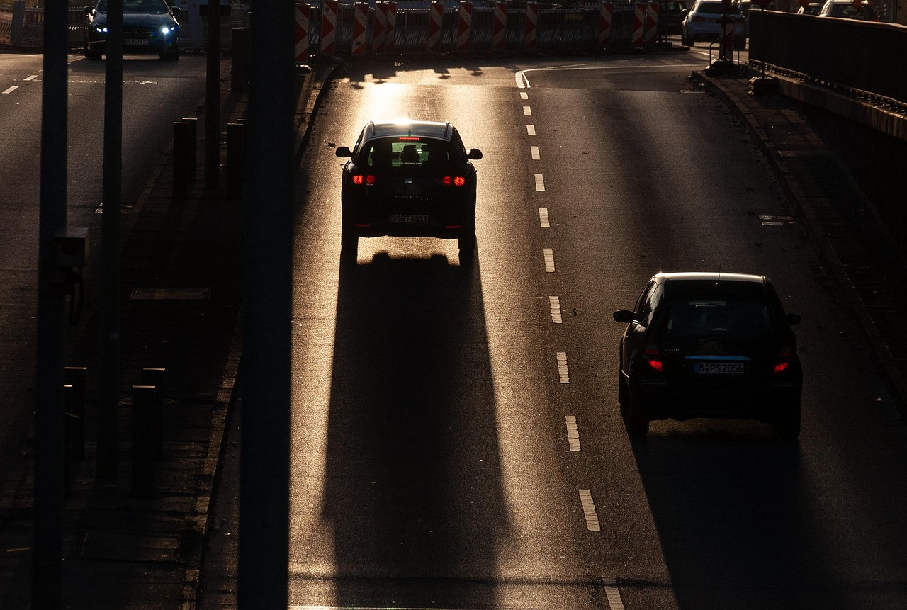 Representative image: self driving car city street