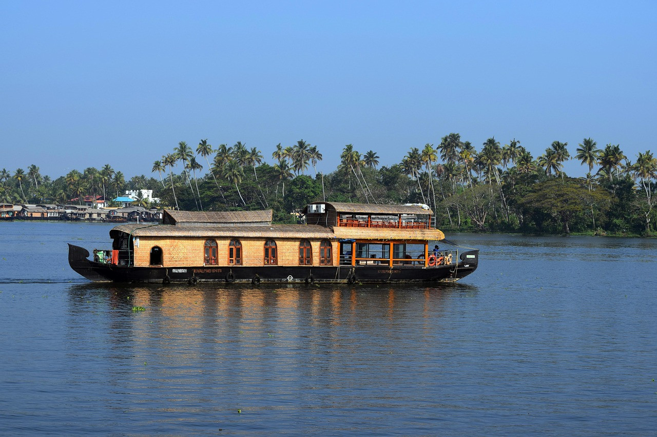Representative image: houseboat on backwaters