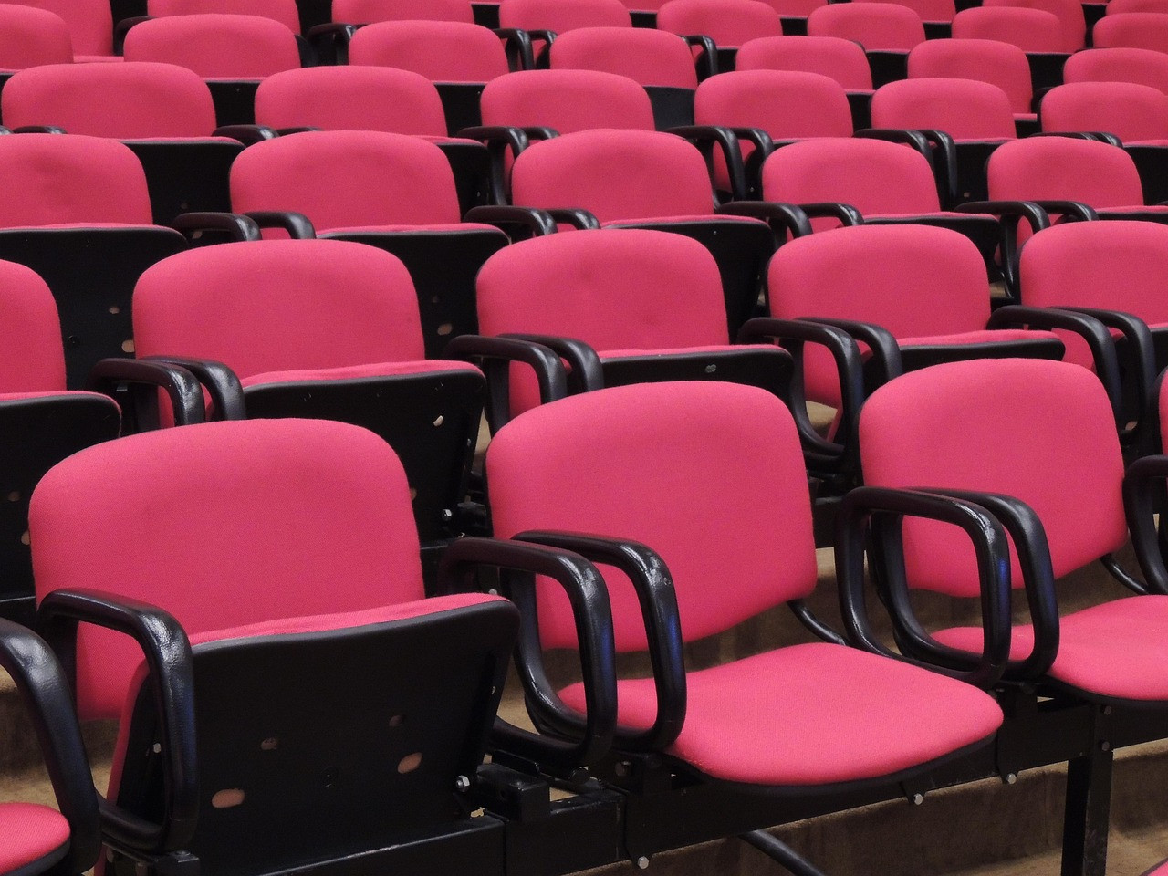 Representative image: cinema hall audience seats