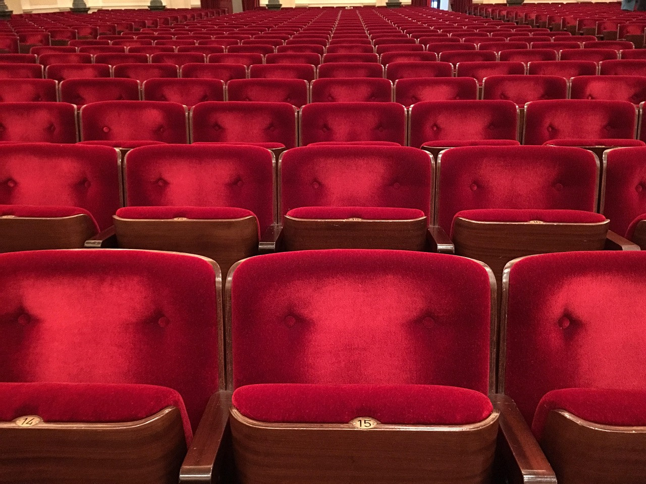 Representative image: empty cinema hall seats