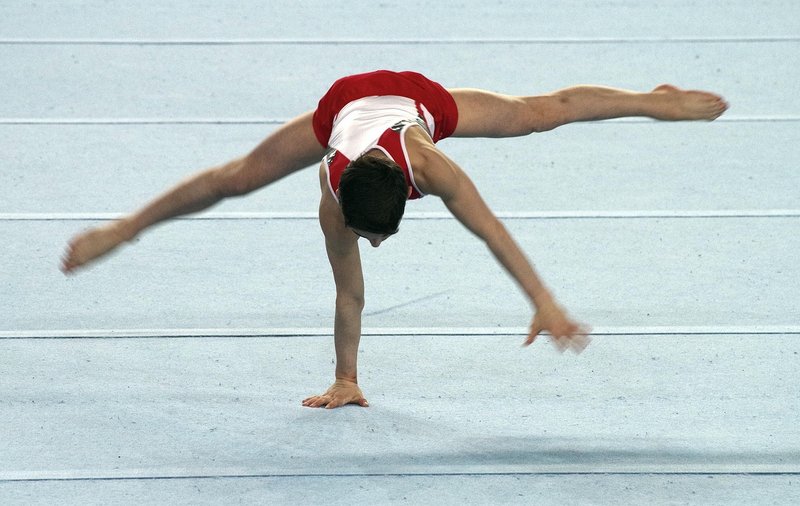 Representative image: gymnast floor exercise arena