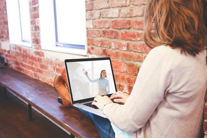 Representative image: online class laptop