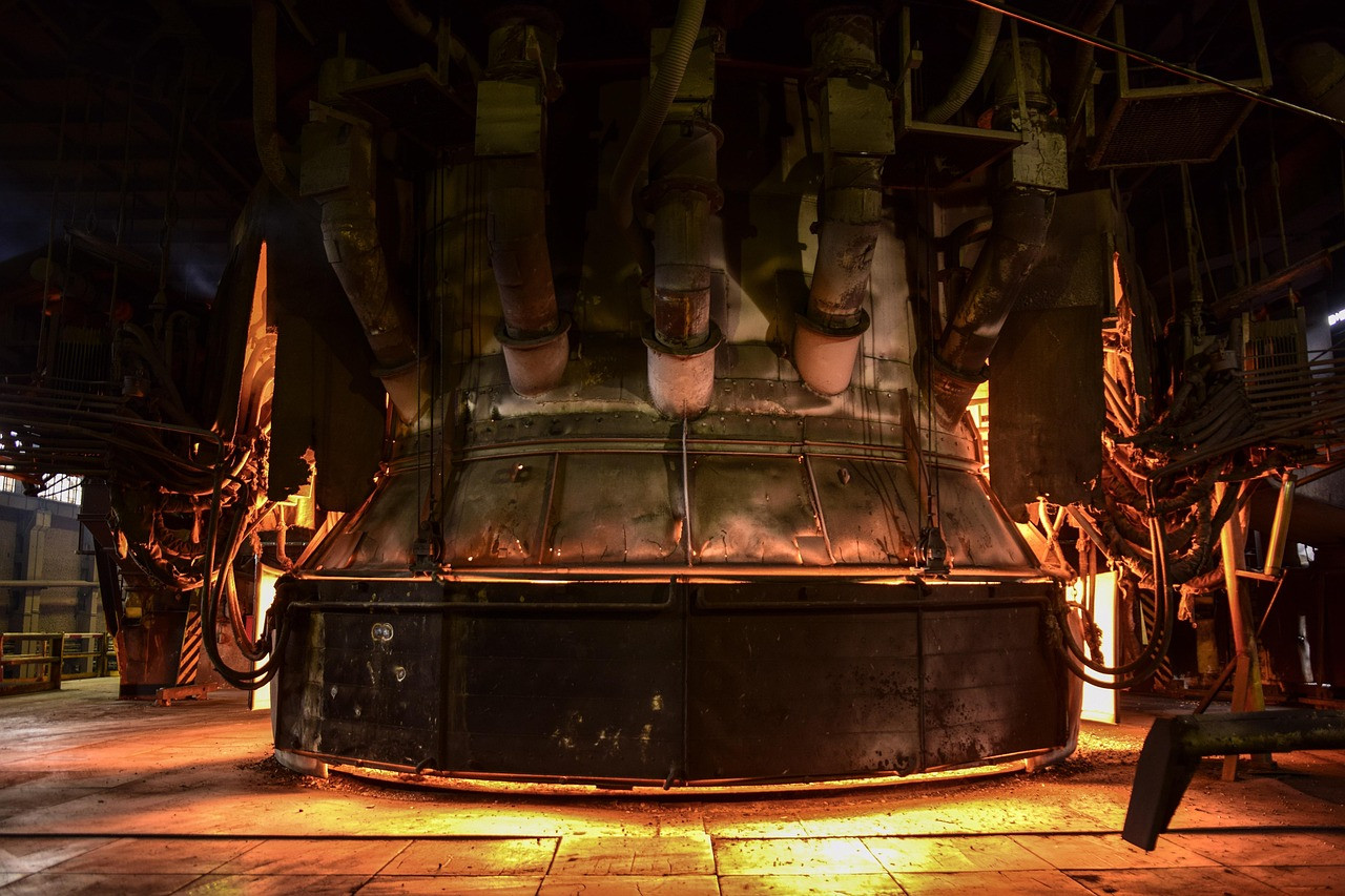 Representative image: steel plant molten metal
