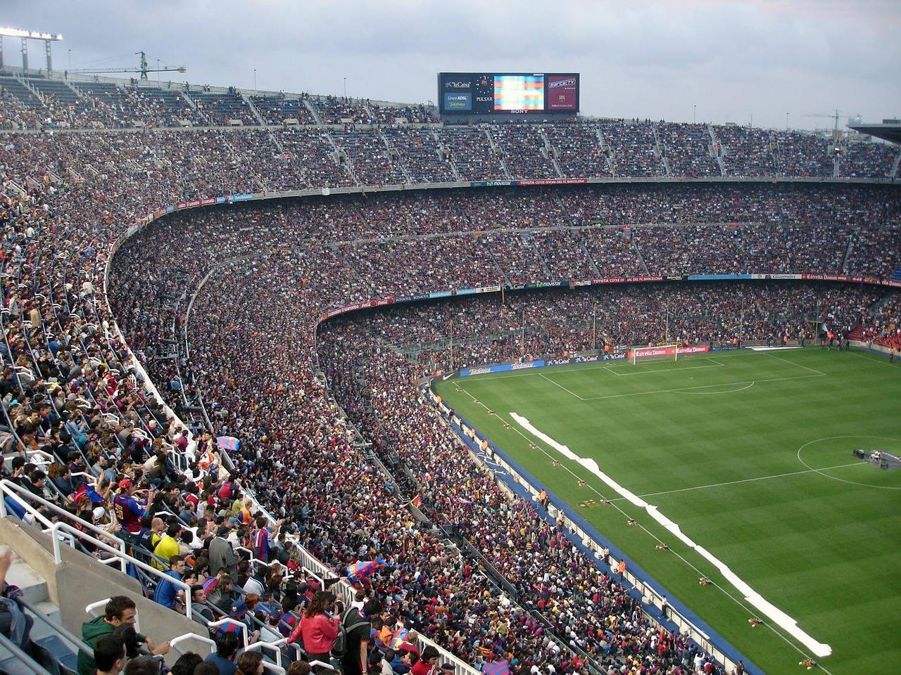 Representative image: football stadium crowd