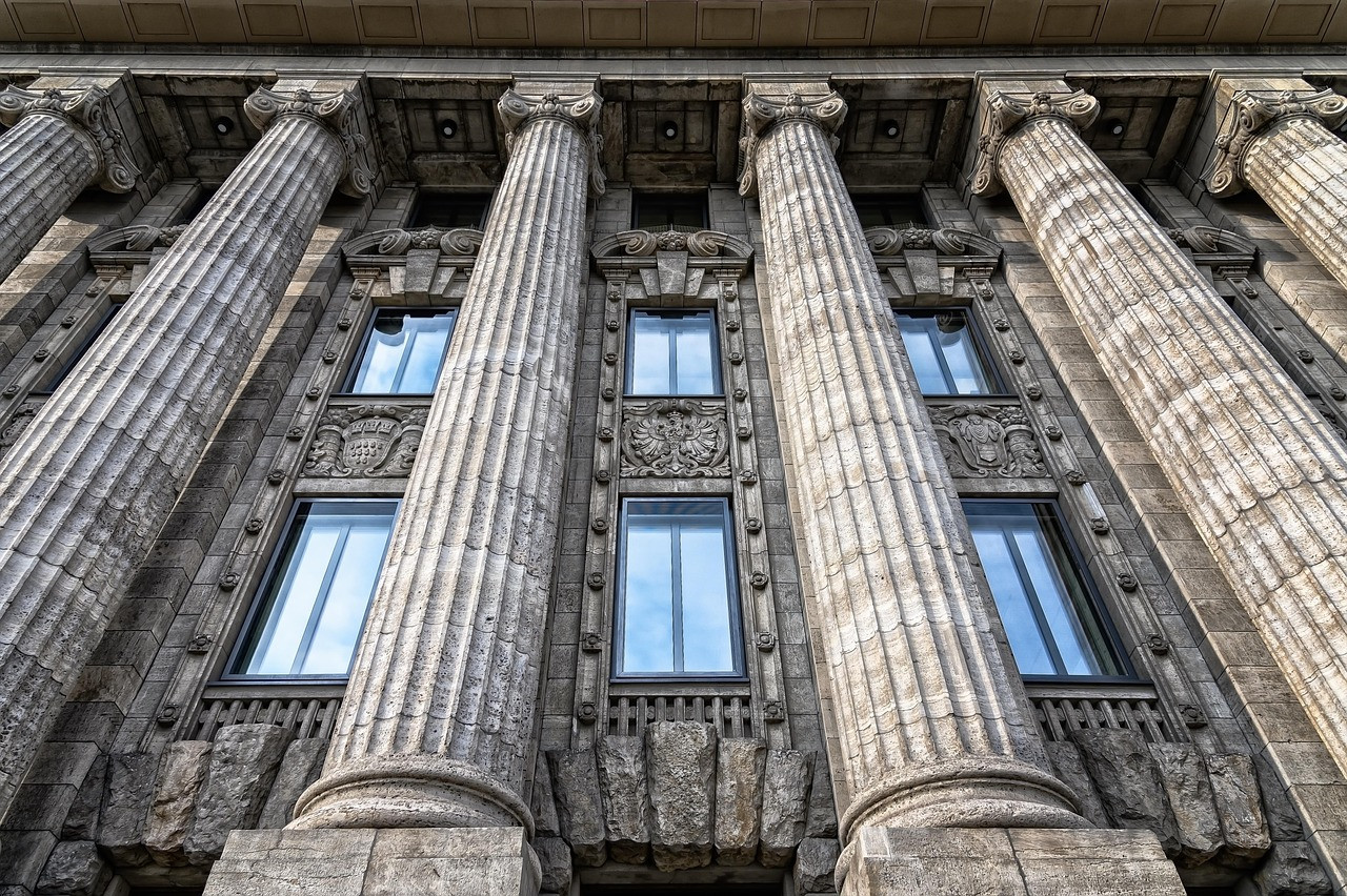 Representative image: courthouse columns