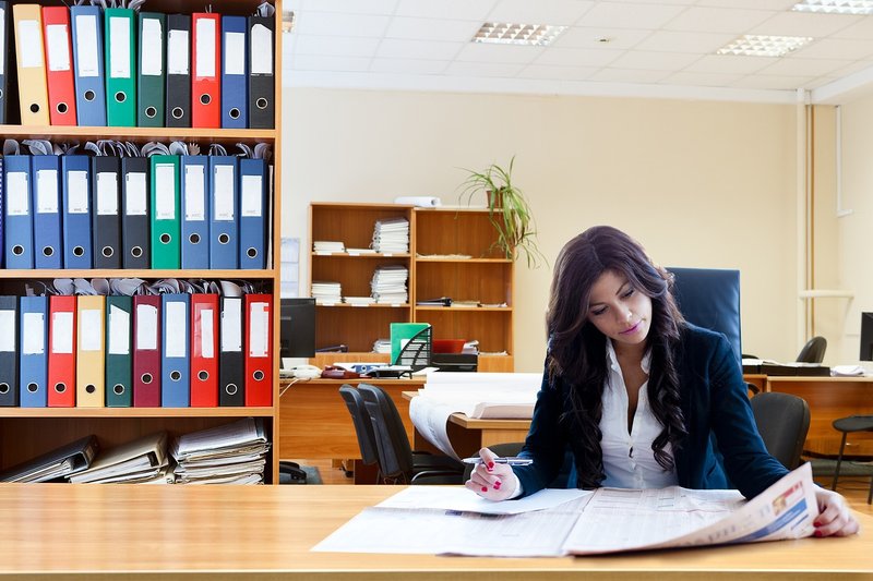 Representative image: businesswoman executive office