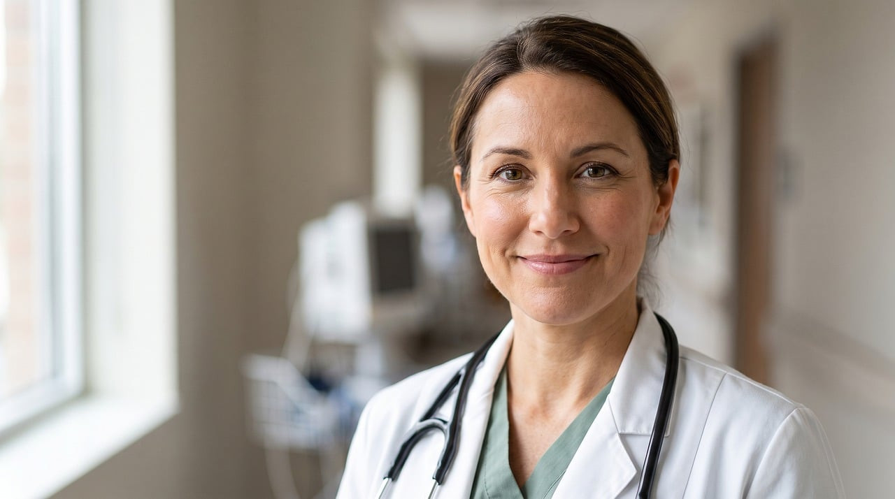 Representative image: nurse hospital corridor