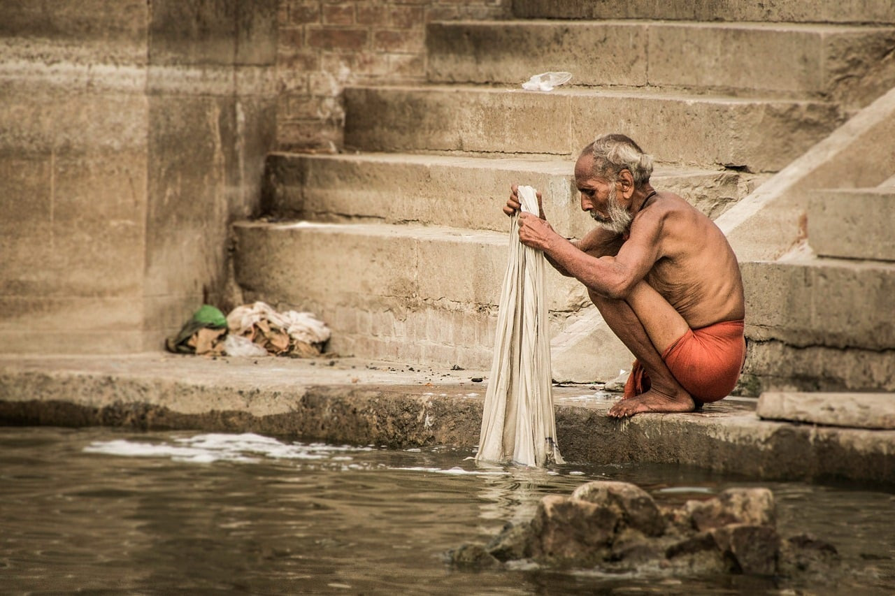 Representative image: river ghat steps