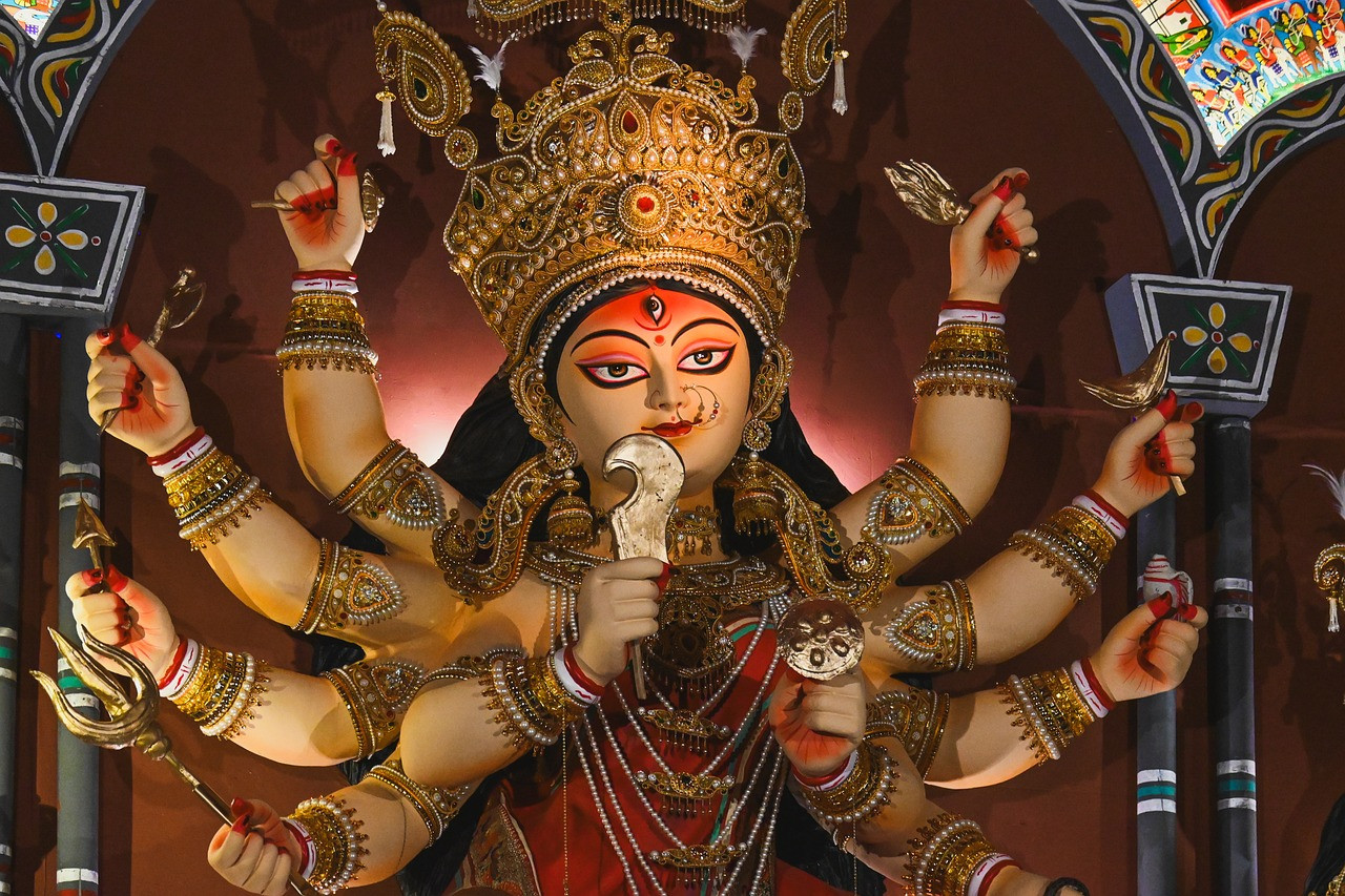 Representative image: durga idol immersion