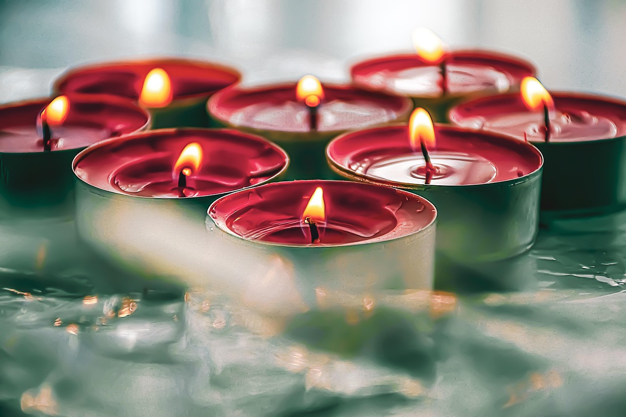 Representative image: lit candles