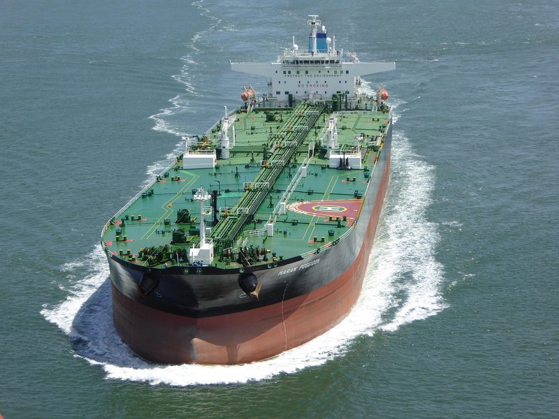 Representative image: oil tanker at sea