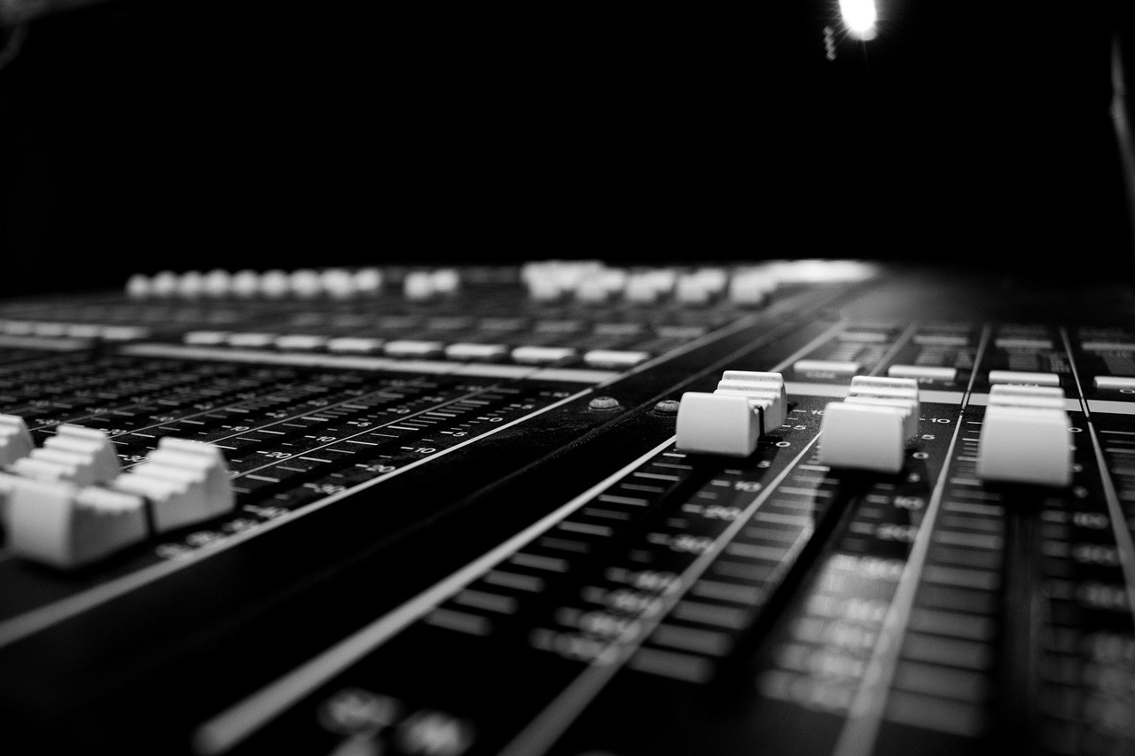 Representative image: music studio mixing desk