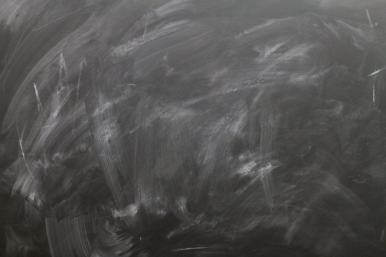 Representative image: school blackboard chalk